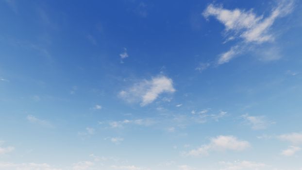 Cloudy blue sky abstract background, blue sky background with tiny clouds, 3d rendering

