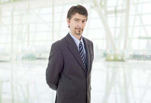 young business man portrait at the office