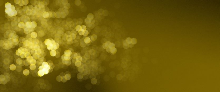 background in gold color with pattern and gold reflection with copy space