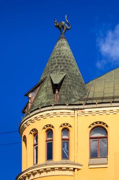 The Cat House is a building situated off Livu Square in Riga the capital of Latvia.
