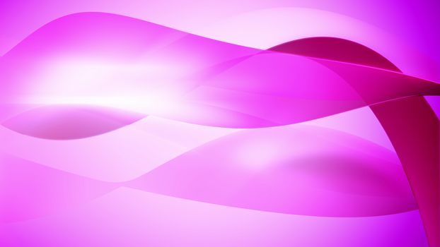 3d rendering of lovely pinky wavy background with bended lines 