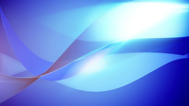 3d rendering of lovely wavy background with bended lines 