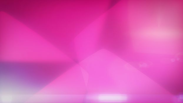 Smooth pink background with soft hexagons. 2d illustration.