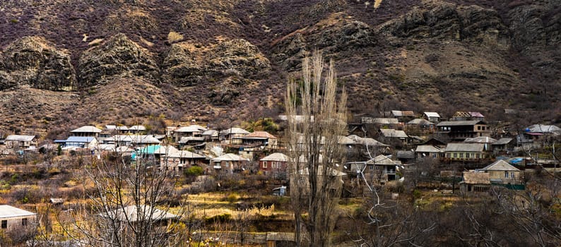 04 DECEMBER 2019: Famous Ateni village  close to Gori in  Shila Kartli region, Georgia,