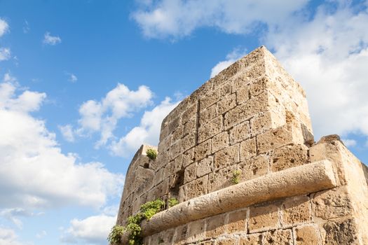 The defensive walls surrounding the historic city of Famagusta in the Turkish Republic of Northern Cyprus date back to the 15th century.