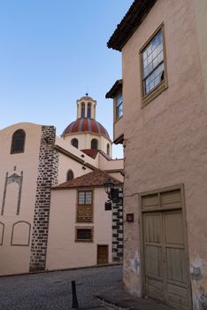 La Orotava, Spain -January 12, 2020:Church of Nuestra Senora de la Concepcion (Church of Our Lady of Conception) in La Orotava on the island of Tenerife, Canary Islands, Spain.