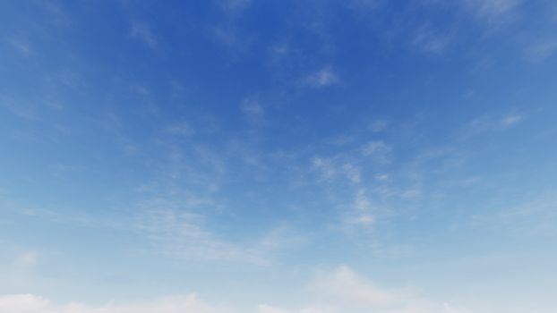 Cloudy blue sky abstract background, blue sky background with tiny clouds, 3d rendering

