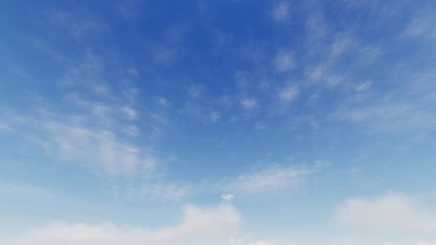 Cloudy blue sky abstract background, blue sky background with tiny clouds, 3d rendering

