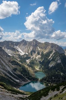 peaks of the Soierngruppe in Bavaria