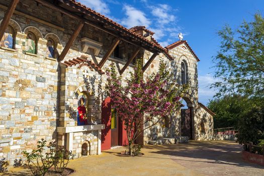 Agiou panteleimonous monastery in Penteli, Greece.