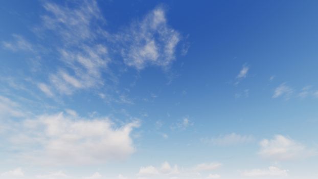 Cloudy blue sky abstract background, blue sky background with tiny clouds, 3d rendering

