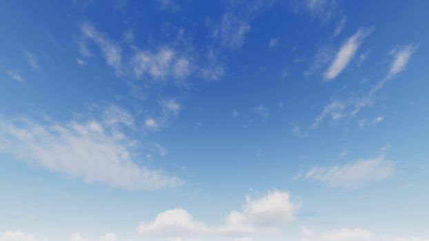 Cloudy blue sky abstract background, blue sky background with tiny clouds, 3d rendering

