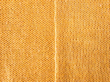 orange knitted Jersey as a textile background
