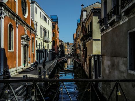 VENICE,ITALY 26 FEBRUARY 2020: Street of Venice