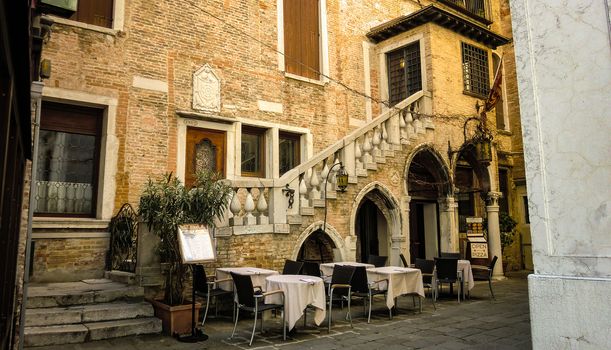 VENICE,ITALY 26 FEBRUARY 2020: Street of Venice