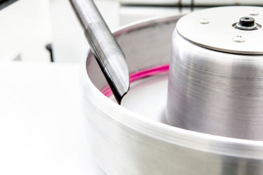 manufacturing of wires for industrial use with red cable