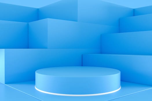 3d render, abstract geometric background, cylinder podium, minimalistic primitive shapes, modern mock up, blank template, empty showcase, shop display