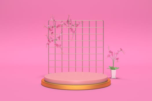 3d render, abstract geometric background, cylinder podium, minimalistic primitive shapes, modern mock up, blank template, empty showcase, shop display