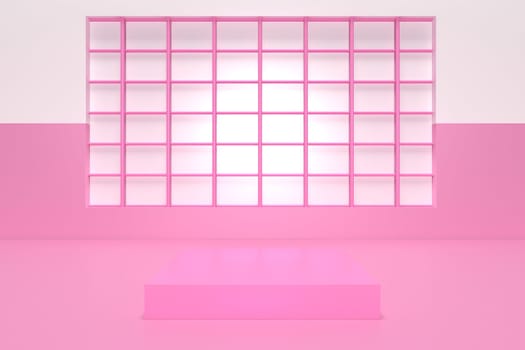3d render, abstract geometric background, minimalistic primitive shapes, modern mock up, blank template, empty showcase, shop display