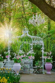 Gazebo in the park, the Netherlands, Lisse