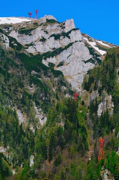 Caraiman Peak in the Bucegi Mountain, Romania