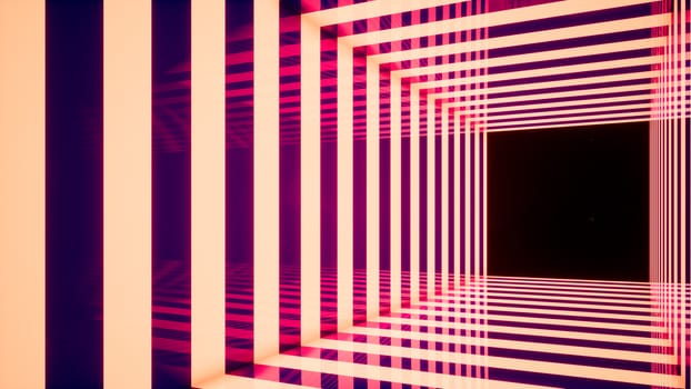 abstract square background with pink, purple and white, 3d render