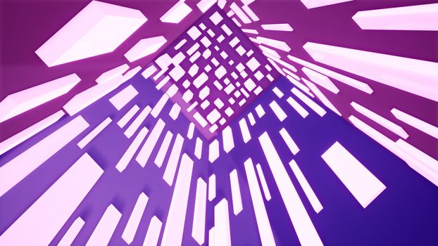 abstract technology purple background, 3d rendering