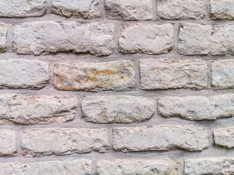 Vintage white brick wall, architecture background, Classical stone work