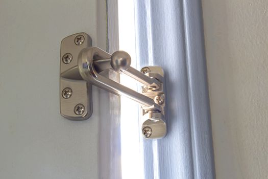 Open Door Guard with a Swing Loop Keeper. Door lock