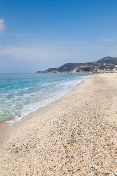 Cleopatra beach in the resort town of Alanya, Turkey.