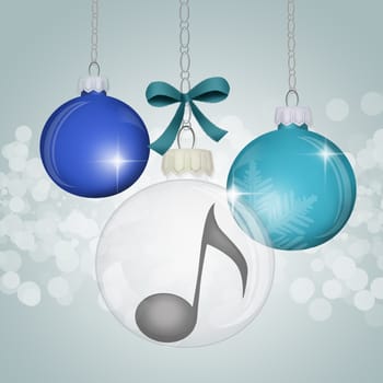 illustration of Christmas ball decorations