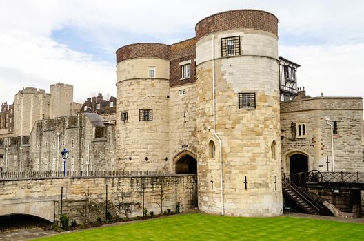 The iconic Tower of London, scenic landmark in the UK