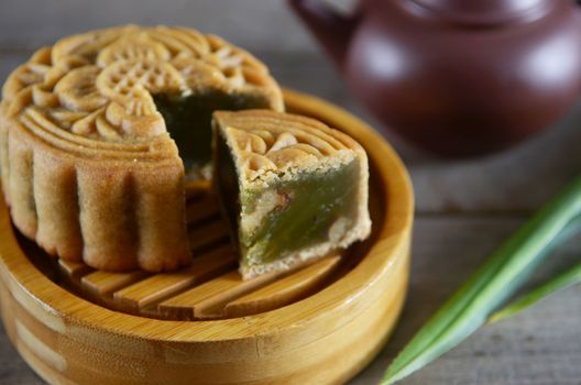  Mooncake ,Chinese mid autumn festival food.