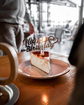 Served on the table in the cafe.