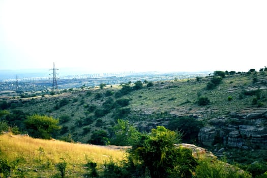 Landscape of Hill and Sky