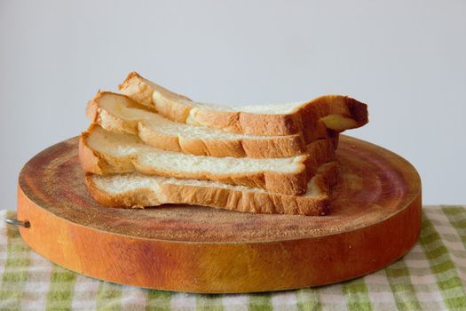 white sliced bread