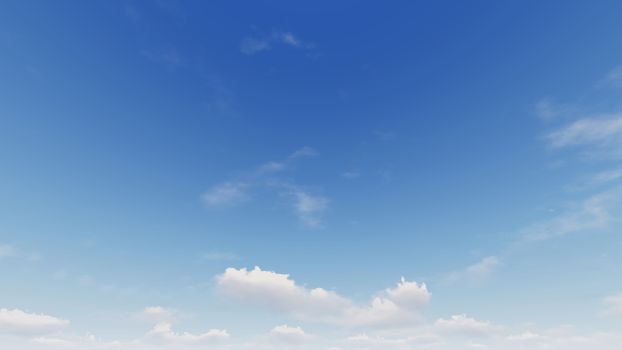 Cloudy blue sky abstract background, blue sky background with tiny clouds, 3d rendering

