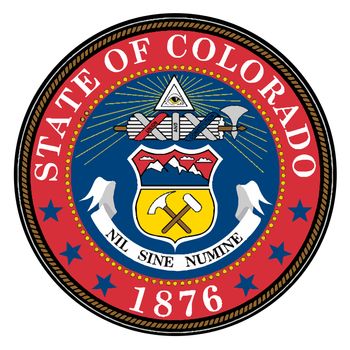 The seal of the United States state of Colorado