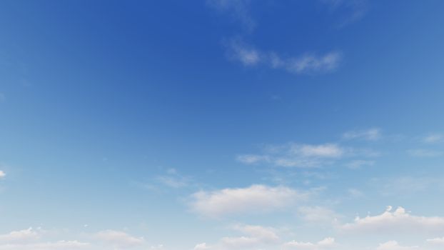 Cloudy blue sky abstract background, blue sky background with tiny clouds, 3d rendering

