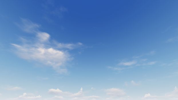 Cloudy blue sky abstract background, blue sky background with tiny clouds, 3d rendering

