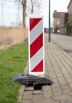 Pavement of paving slabs, requiring repair, the Netherlands