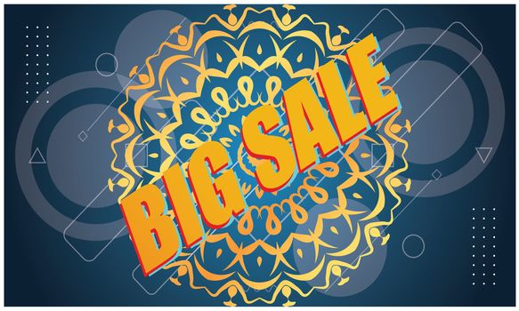 big sale offers on abstract background