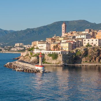 port of the island of beauty in Corsica, France