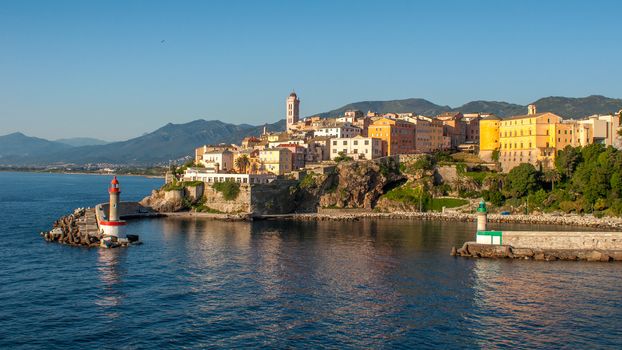 port of the island of beauty in Corsica, France