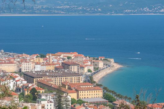 port of the island of beauty in Corsica, France