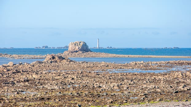 Breton stones and landscapes, Brittany coast, France