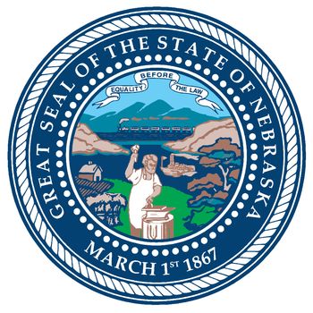 The seal of the American state of Nebraska