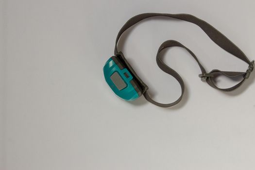 Headlamp used for rock climbing or another outdoor activities