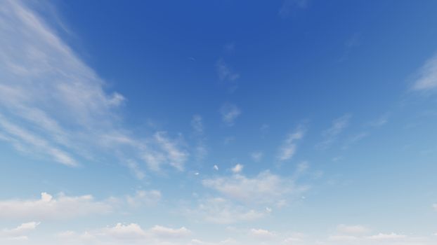 Cloudy blue sky abstract background, blue sky background with tiny clouds, 3d rendering

