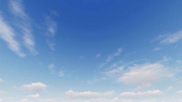 Cloudy blue sky abstract background, blue sky background with tiny clouds, 3d rendering

